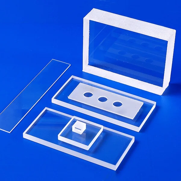 High Transmittance Fused Silica Transparent UV Quartz Glass Plate for Lamp