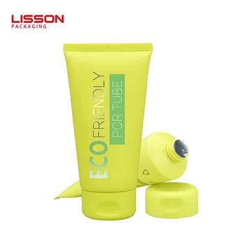 120ml Eco Friendly Recycled PCR Squeeze Face Wash Cream Skincare Tube Custom Cosmetic Facial Cleanser Tubes Packaging for Lotion