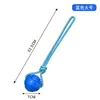 Boule en corde bleue 7cm
