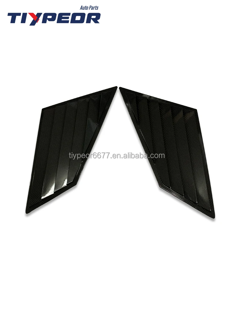 product tiypeor for kia kx5 sportage 2022   2023 rear side window louvers   air vent scoop shades cover blinds exterior accessories-3
