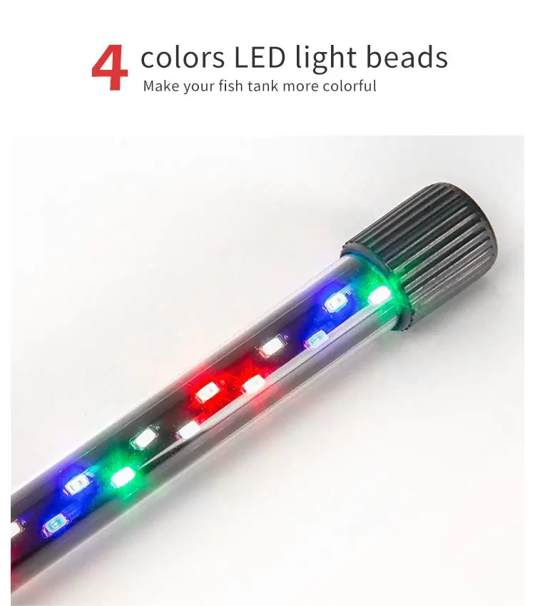 Deebow Aquarium Fish Tank Blue White Red Green Submersible Led Lights ...