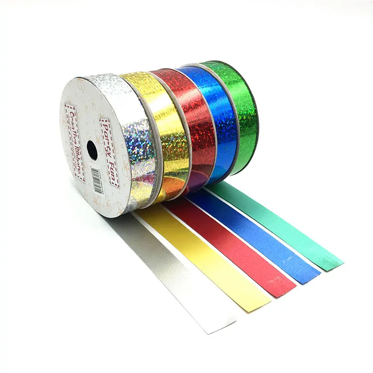 Decoration Party Gift Box Packaging Solid Pp Ribbon Wide Customized