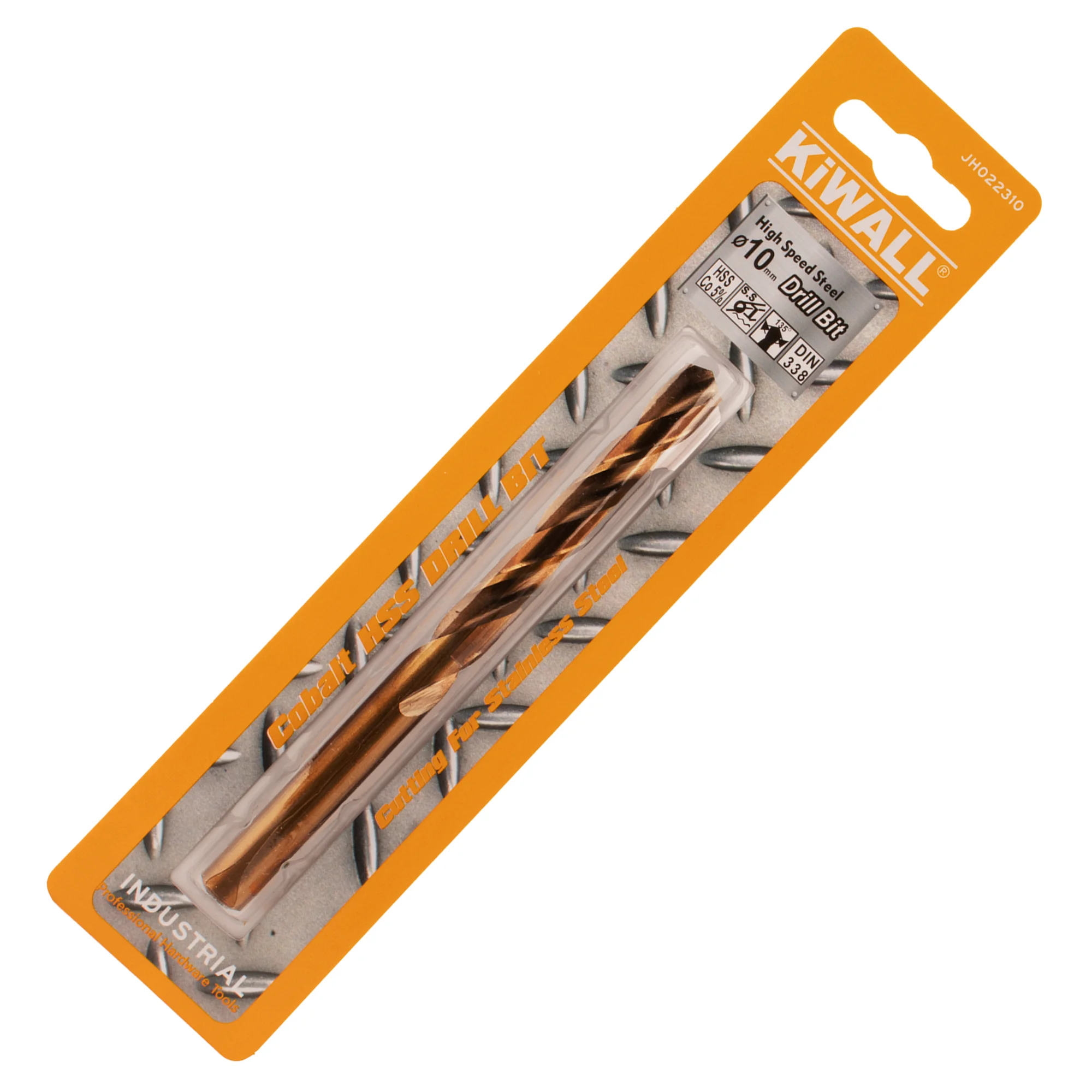 10MM Straight Shank Twist Drill Bits Full Ground Din 338 Type  for Metal Stainless Steel Iron ODM