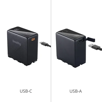 For SmallRig NP-F970 USB-C Direct Charge Camera Battery 10500mAh High Capacity USB-C Interface Support PD 36W Fast Charging detail image