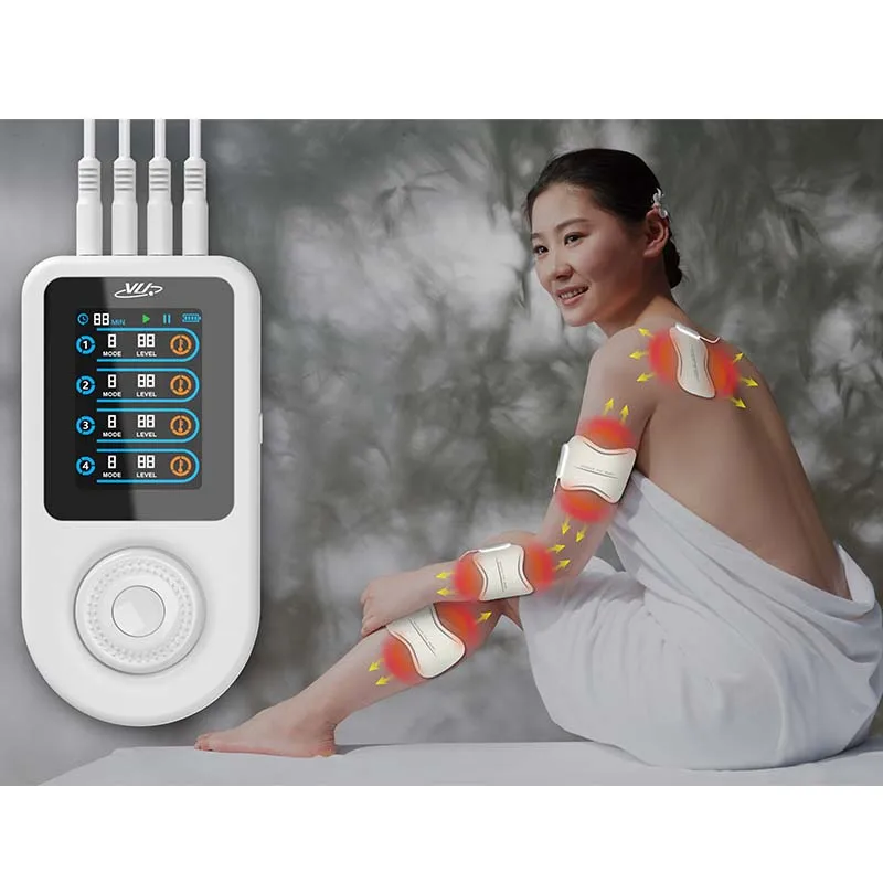 Portable Tens Unit Pulse Massage Machine For Adults Pain Relief