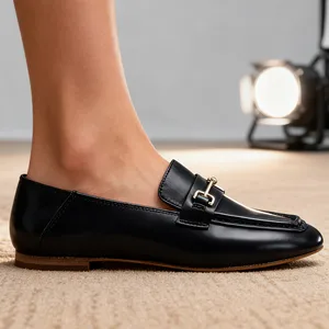 Accept Customized  High-end Genuine Leather Women Loafers Shoes
