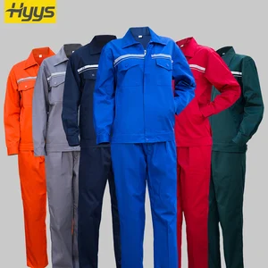 High Quality Auto Repair and Machine Repair Work Clothes Men Construction Workwear Suits Custom Workshop Uniforms