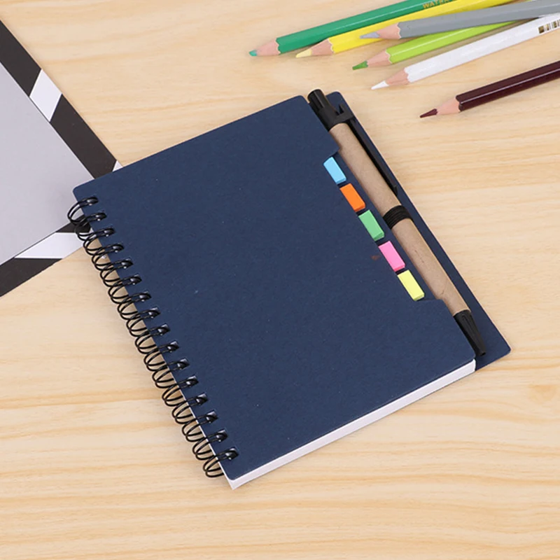 Customizable Cheap Custom Bulk Spiral Jounal Big Diary Handmade Kraft