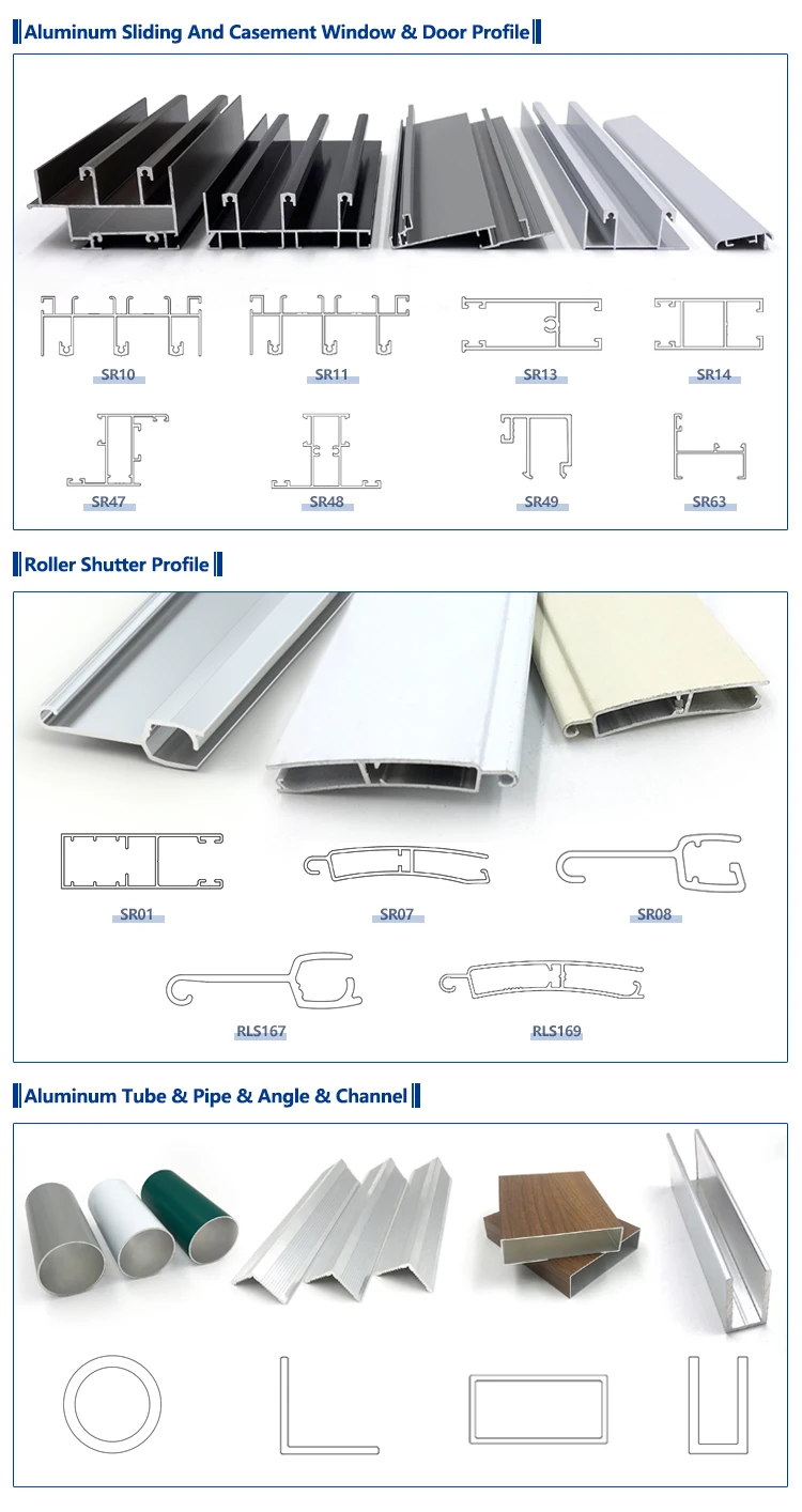 6000 Series Aluminum Extruded Profiles Different Shape Israel Profiles ...