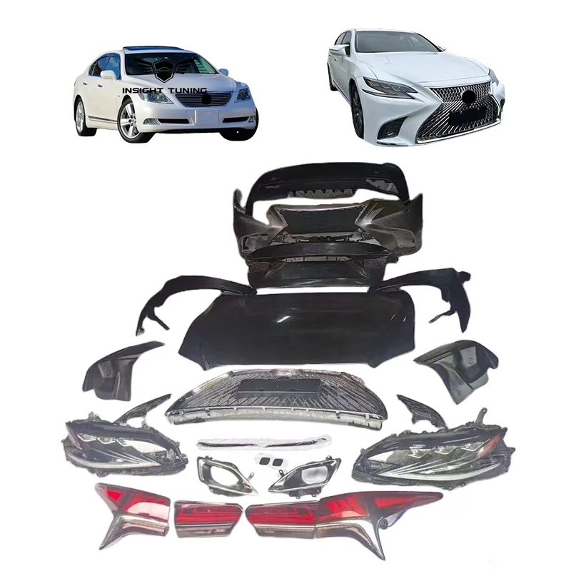 New High Quality PP Bumper Clips Car Upgrade Bodykit for 2006-2015 LS460 LS600 to 2024 LS500H