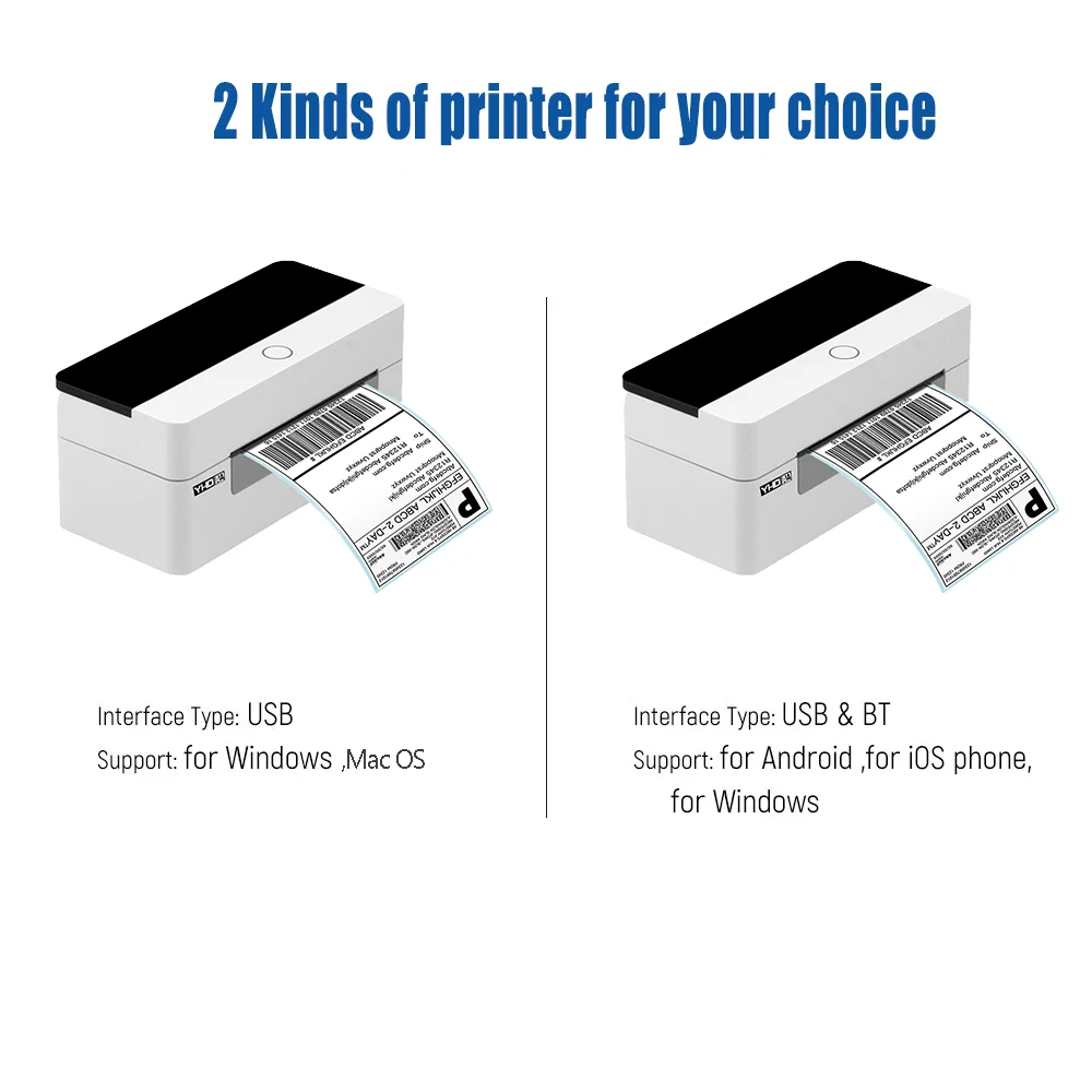 New Product Shipping Label Printer Direct Thermal Barcode Printer