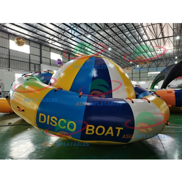 Factory Good Quality Inflatable Spinning Towable Tube Commercial Inflatable Disco Boat