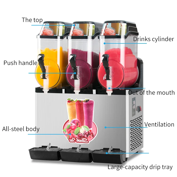 china commercial frozen drink slush machine,900w