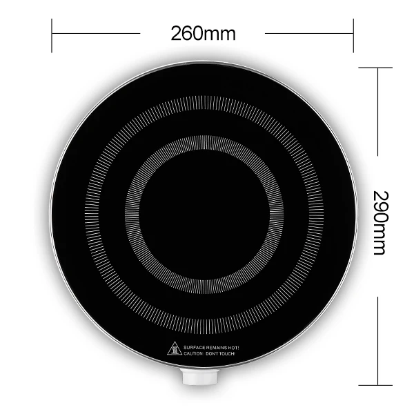 Table Top Single burner Multifunctional Round Fry Steam Noodle Auto Electrical Hot Pot Stove Induction Rice Electric Oven Cooker