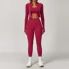 Red Long-sleeve bra and pants