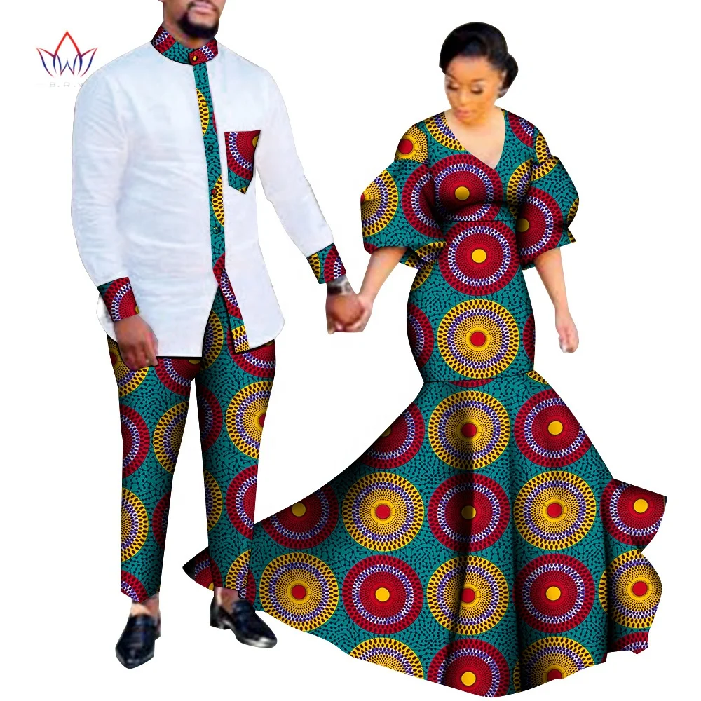 High Quality Traditional African Dress For Couples Matching Clothes For ...