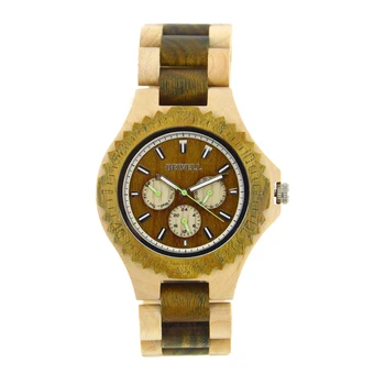 High margin products create your own brand wood watch low cost watches for men water resistant quartz watch japan movement 6P29