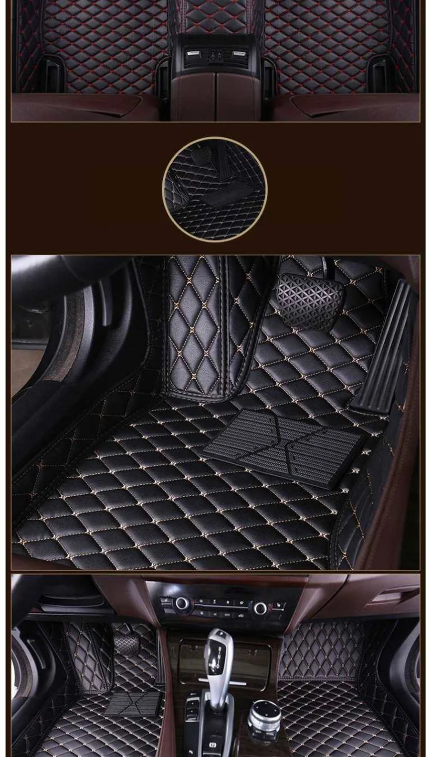Luxury Leather Car Mats Custom Wholesale Car Floor Mat For Mitsubishi