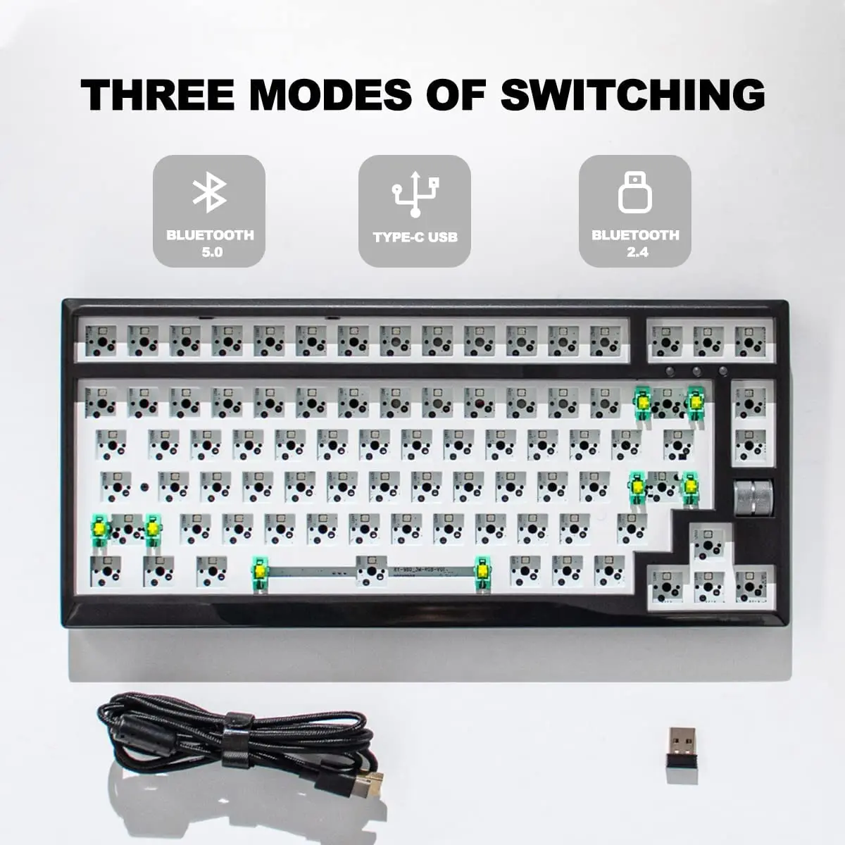 Hot Swap Mechanical Keyboard Kit Diy Split Keyboard Kit Hotswap