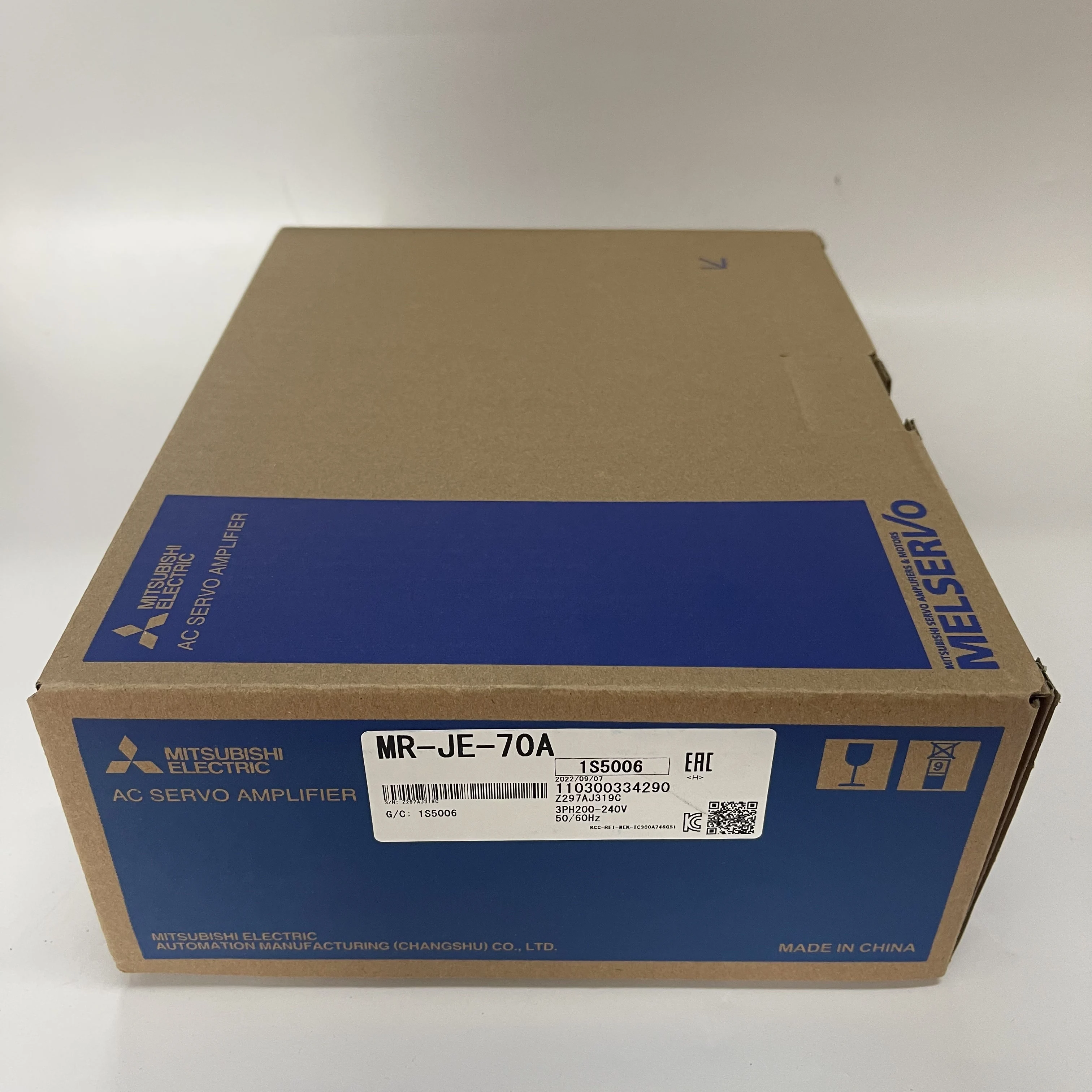 Mitsubishi AC Servo Amplifier MR-JE-70A