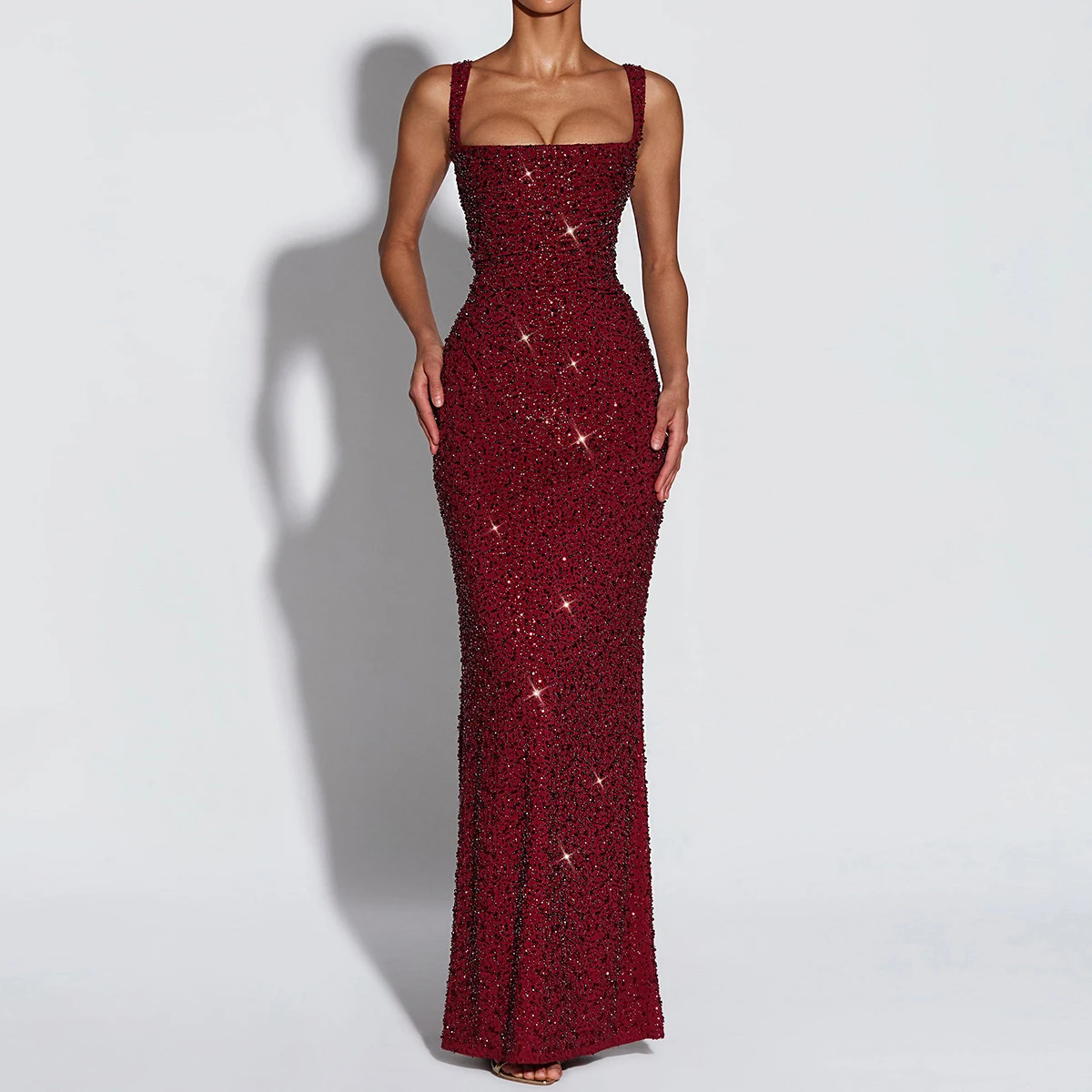 pink long dress plus size Off-the-Shoulder La Femme Long Plus-Size Prom Dress Mauve / 24W