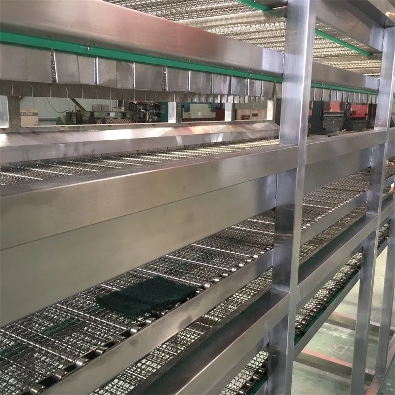 Industrial Microwave Spice Drying Machine Tunnel Conveyor Dryer Stainless Steel for Chilli Powder Restaurants Manufacturing