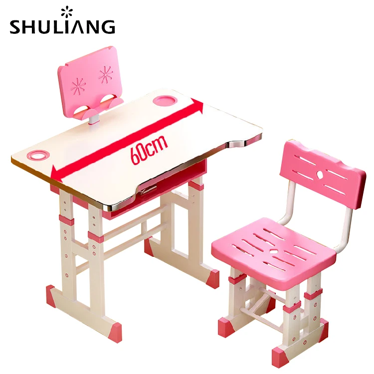 Plastic and  iron Seat Student Desk And Chair School Study Table And Chair Set Cheap School Furniture Chair Desk Set