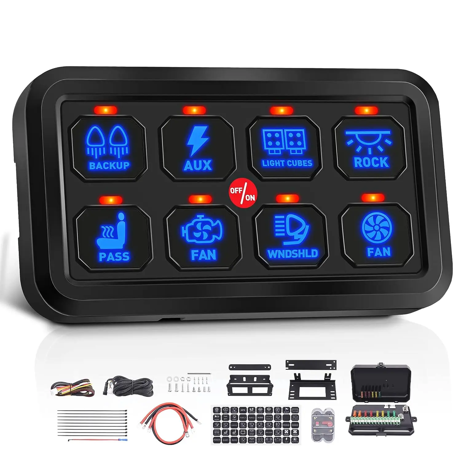 Amazon | RMQJXN 防水デジタル電圧計デュアルUSBポート12V