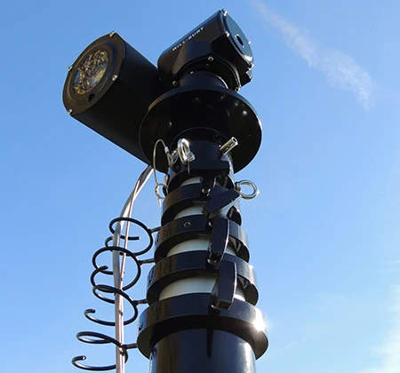 Manual Electric Pneumatic Hydraulic Retractable Galvanized Telescopic Mast Liggt Tower Camera Wind Turbines