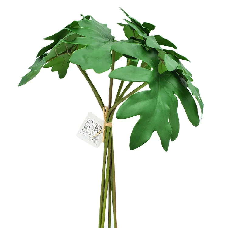 super popular affordable soft touch wedding greenery pvc leaves