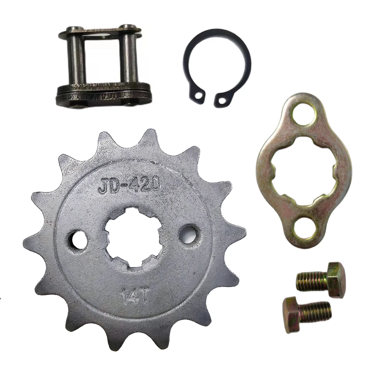 EMSea 1 Set Kit De Pignon 420-12T Pignon De Moteur Pièce De Rechange De Moto Pignon De Vilebrequin Remplacement Pour Motos Vélos