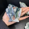 moss agate angel