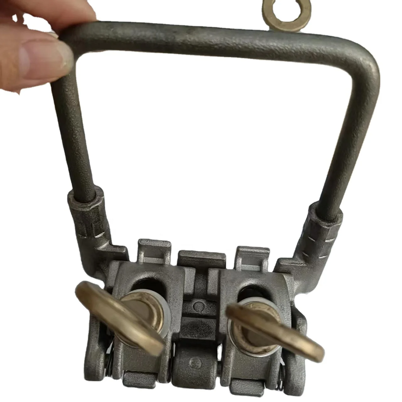 Hotline Bail Clamp with 2 Eyebolts and Tinned Handle for Overhead Line Hardware