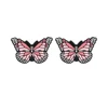 Butterfly Focal Beads Pink SA263