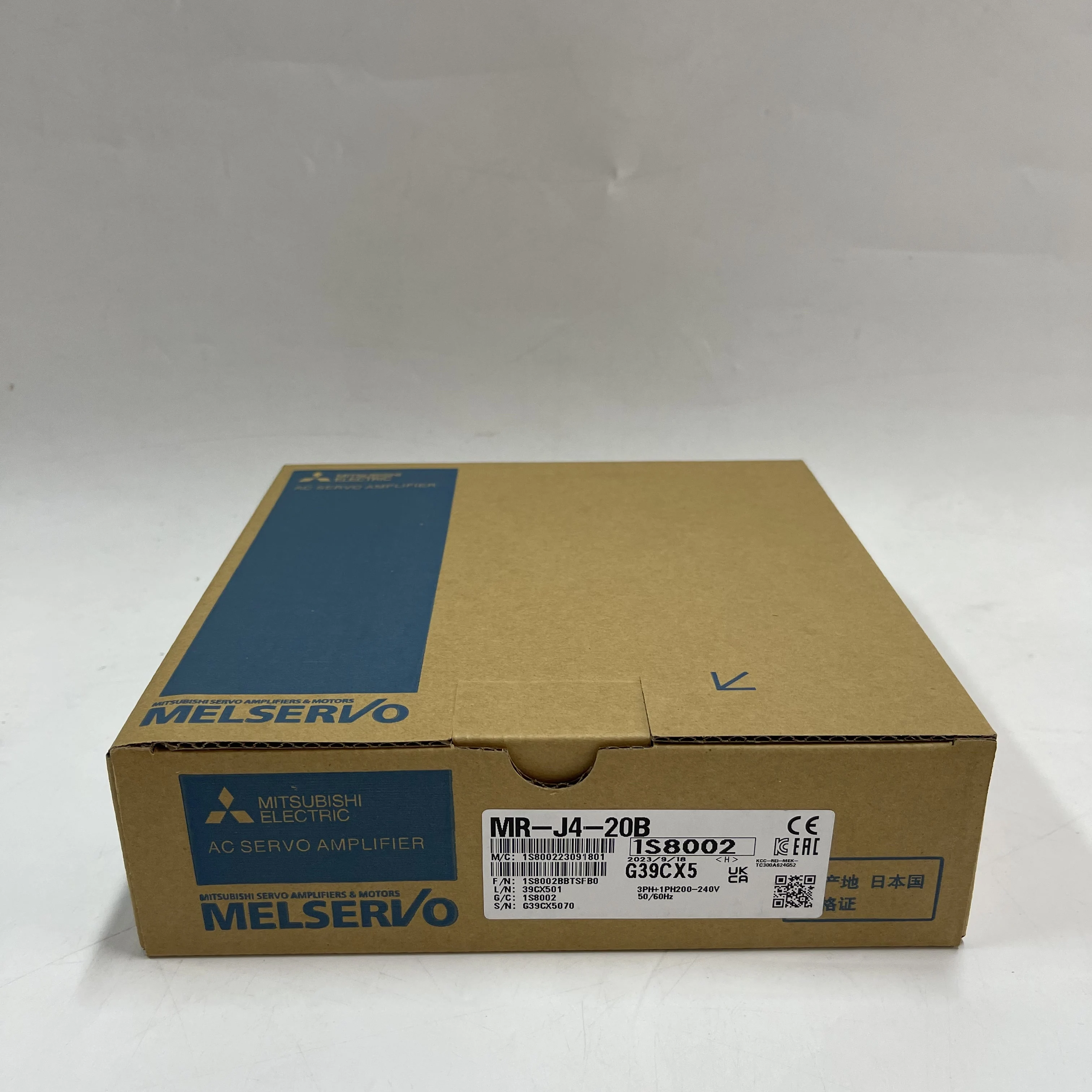 Mitsubishi AC Servo Amplifier MR-J4-20B Mitsubishi AC Servo Amplifier MR-J4-20B