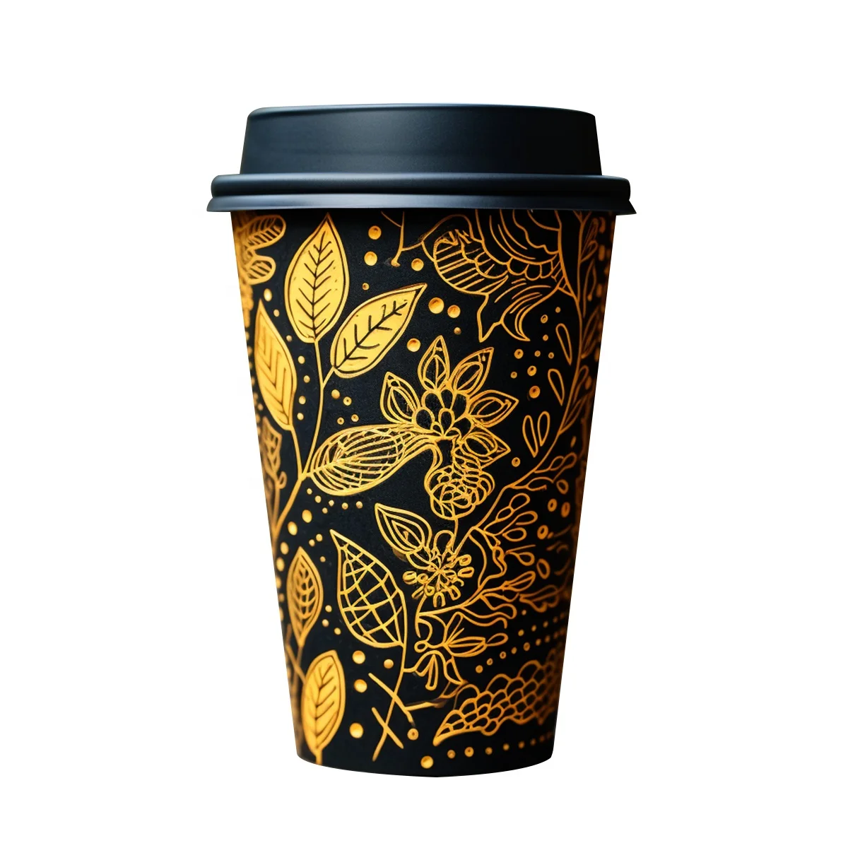 Διπλή Τοιχή Biodegradable Custom Paper Cup με κάλυψες, Καθαρό Χαρτί Διαβάσιμο Πακέτο Καφές, άλλα τρόφιμα Profunpak