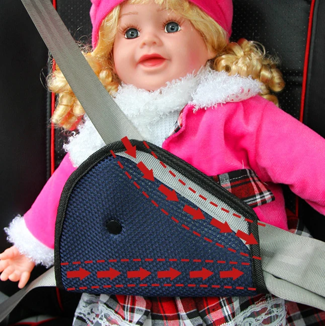 Longyang Adjuster Seat Mesh Belt For Kids Shoulder Safety Triangle