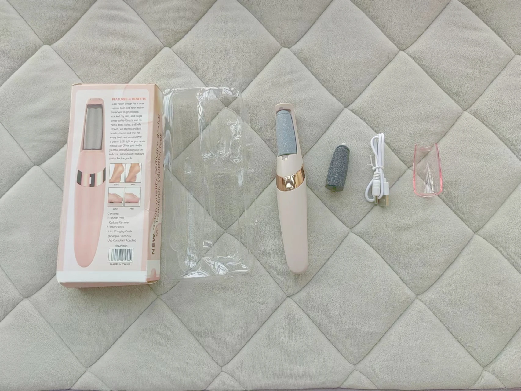 Electric Feet Callus Removers Rechargeable Portable Electronic Foot File Pedicure Tool Electric Callu Remover Kit Pedi Feet Care