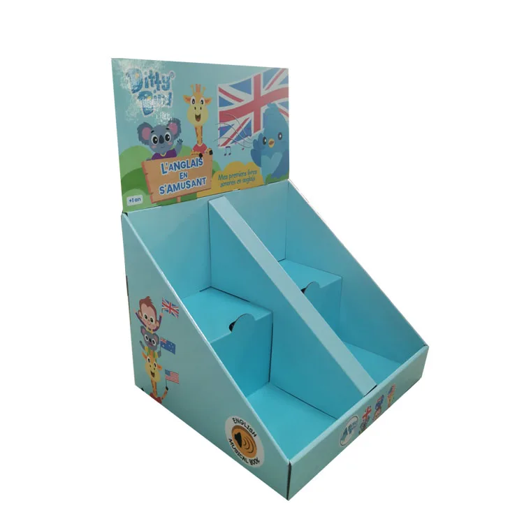 Custom Cardboard Counter Display Stands Retail Store POP PDQ Counter Cardboard Display Box
