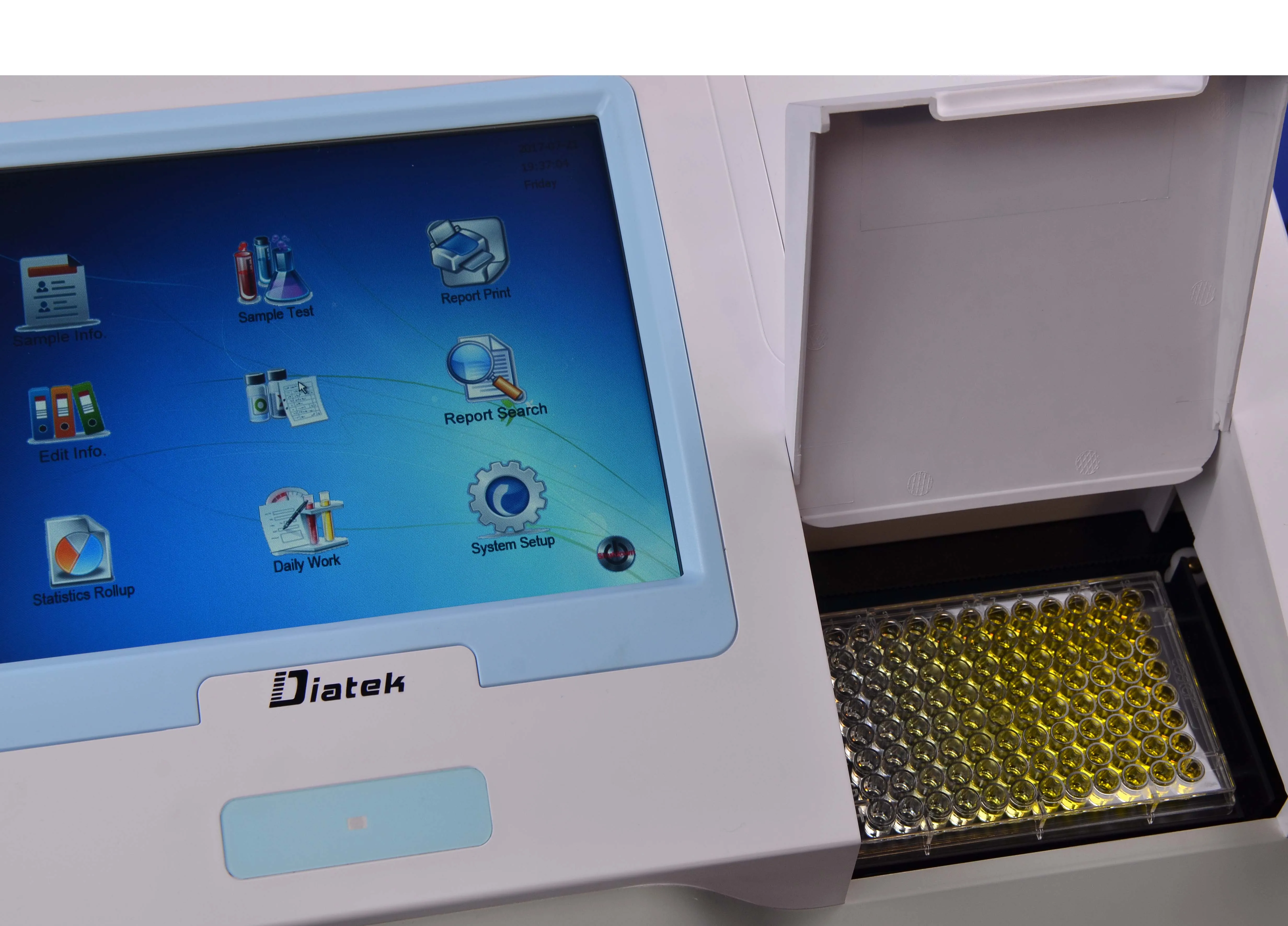 Laboratory equipment Automatic elisaer reader elisa microplate reader price elisa analyzer machine