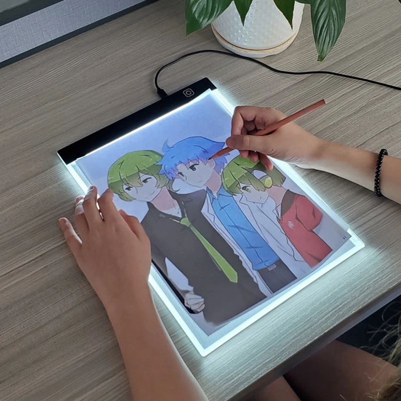 disegno formato A4 ultra sottile Scatola per luci Veidoo dimmerabile animazione per artisti idea regalo portatile a LED pittura 