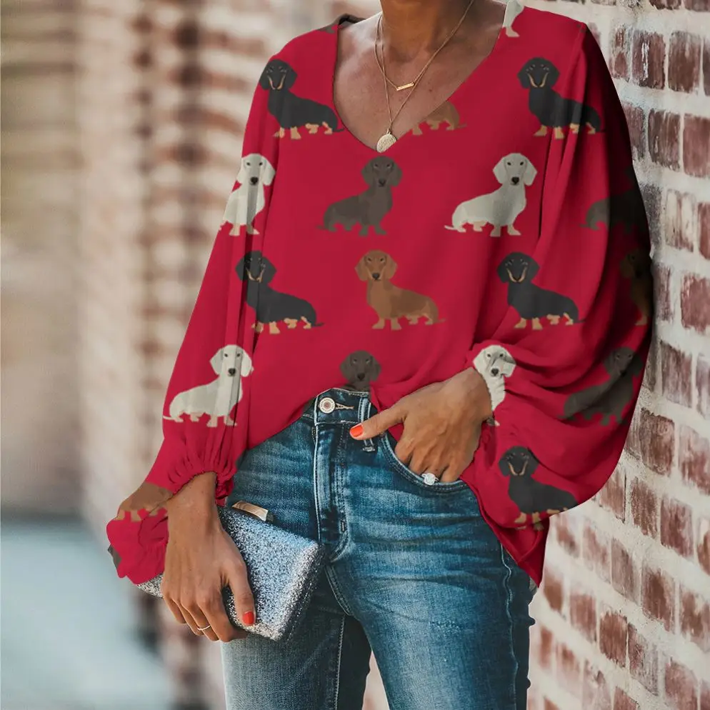 dachshund print clothing