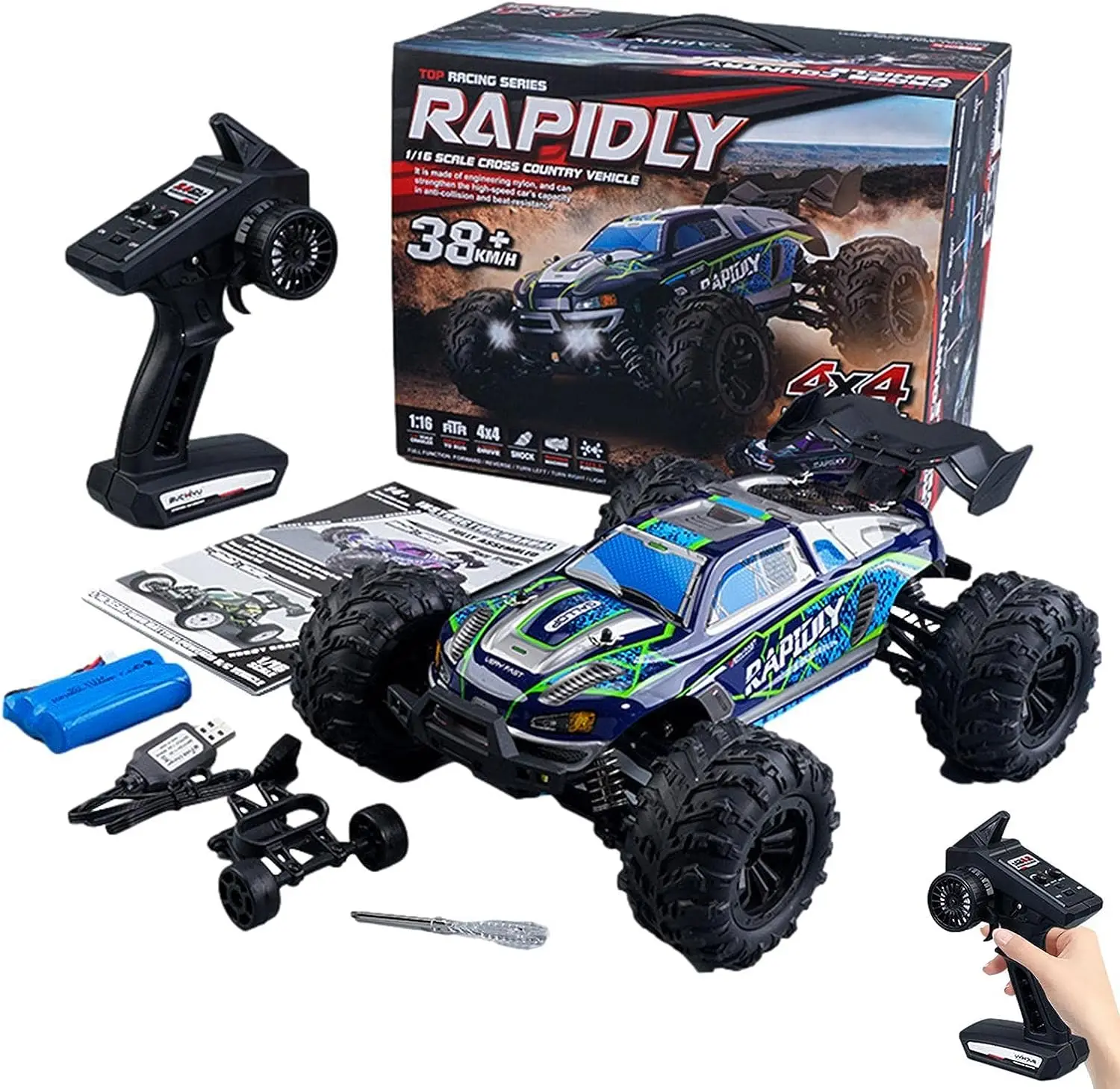EPT 1:16 Brushless 80 Remote Control Monster Truck