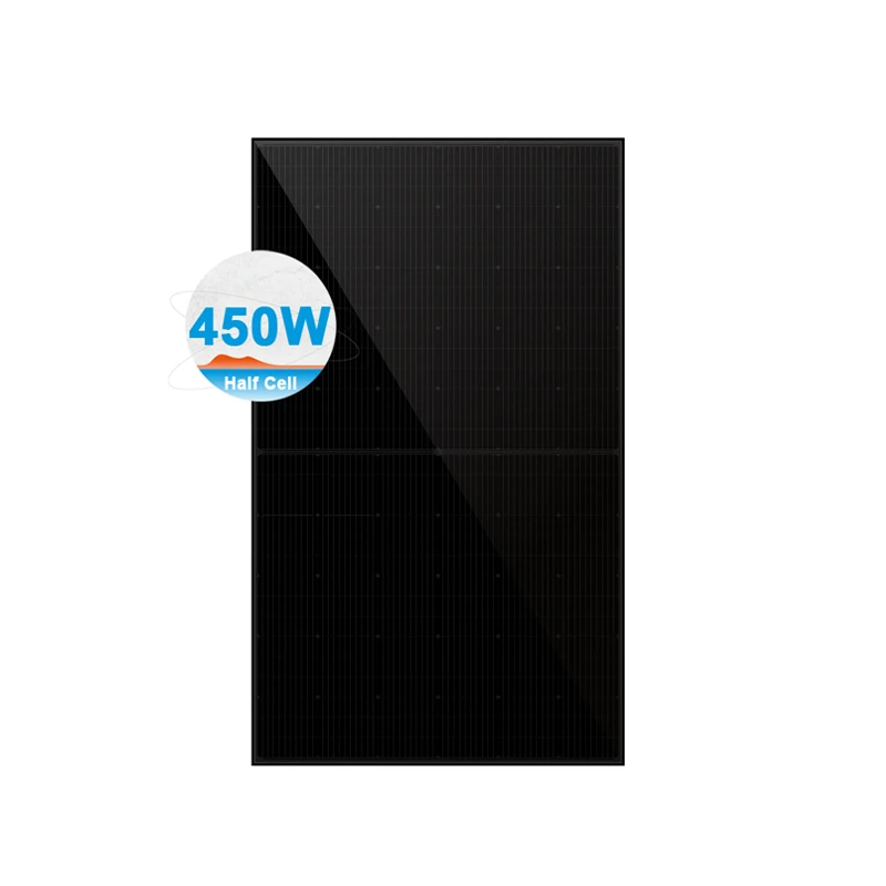 166mm 182mm 220v 410w 420w 430w all black half cell solar panels mono perc solar cell panel 450w