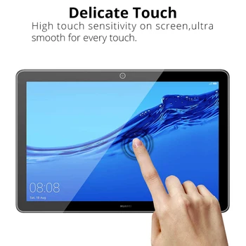 Pellicola in vetro temperato per Huawei MediaPad T5 10 Tablet da 10,1 pollici HD Pellicola protettiva impermeabile anti-impronte  7