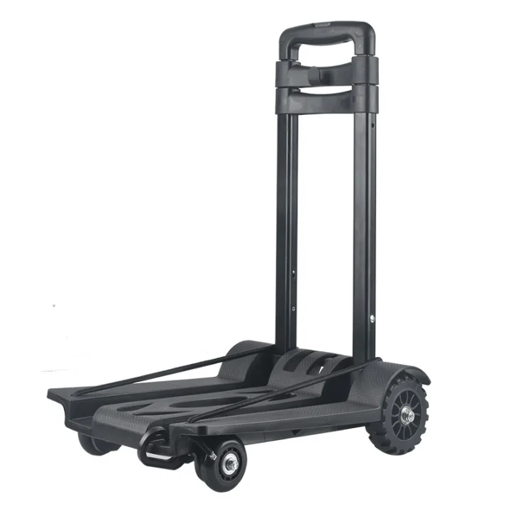 Carrito De Equipaje De Compras Pequeño Para El Hogar,Carrito De Mano  Plegable Y Portátil De Cuatro Ruedas,Fácil De  Doblar,395x330x970mm,485x330x110mm,6 Uds. - Buy Ligero Carritos De Equipaje  Personal Carro De Compras Plegable De