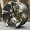 Plata y Gunmetal de dos tonos