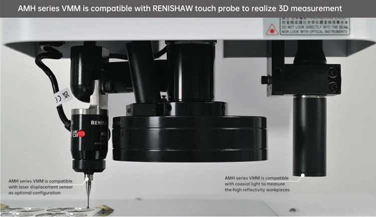 Hệ thống đo thị giác quang học 3D AUSKY cấu hình cao AMH Máy đo tọa độ CMM Đầu dò cảm ứng Renishaw TP20 1 năm