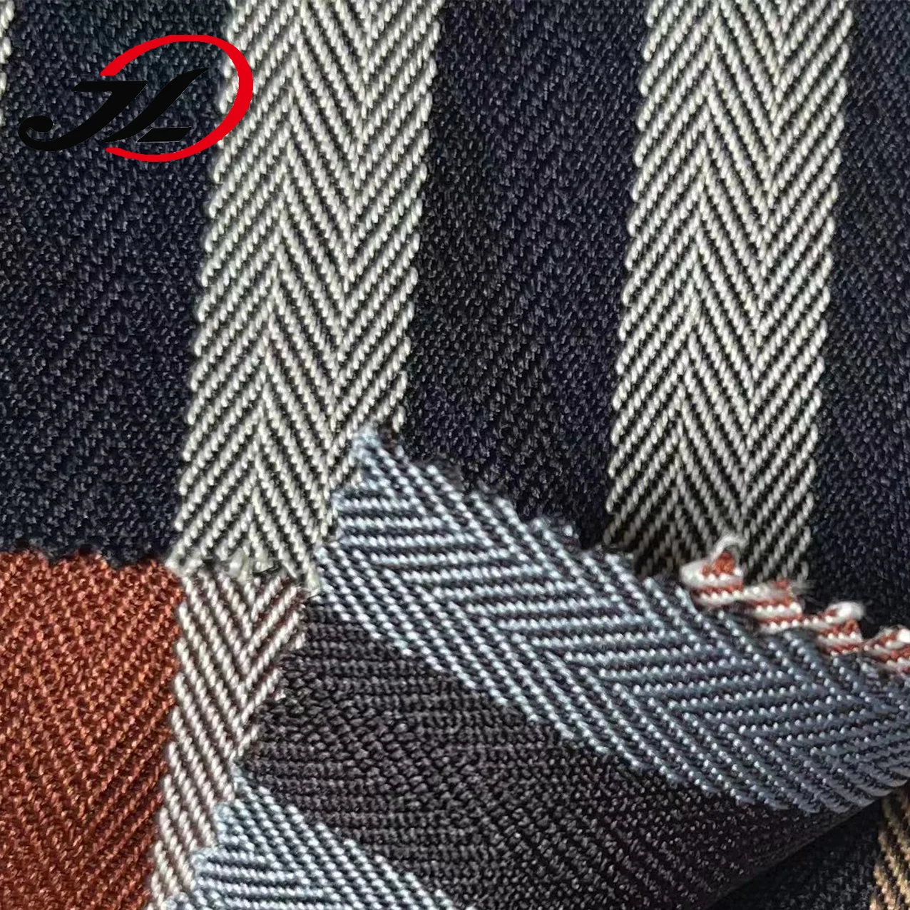 Прямая продажа с завода разноцветная полосатая ткань TR для