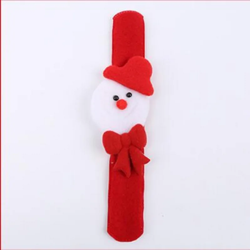 LED Light Christmas Slap Circle Wrist Band